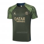 Camiseta de Entrenamiento Paris Saint-Germain Jordan 2024-2025 Verde