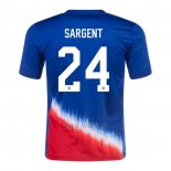Camiseta Estados Unidos Jugador Sargent Segunda 2024