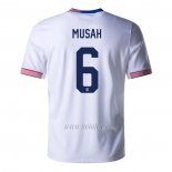Camiseta Estados Unidos Jugador Musah Primera 2024