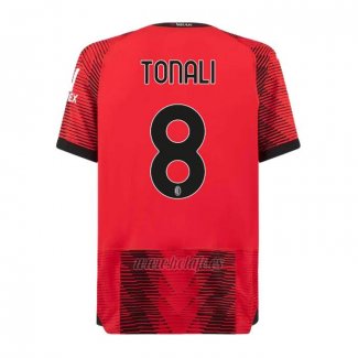 Camiseta AC Milan Jugador Tonali Primera 2023-2024