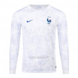 Camiseta Francia Segunda Manga Larga 2022