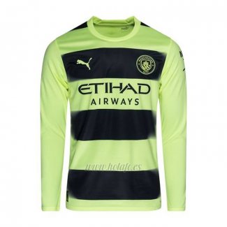 Camiseta Manchester City Tercera Manga Larga 2022-2023