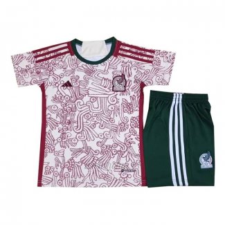 Camiseta Mexico Segunda Nino 2022