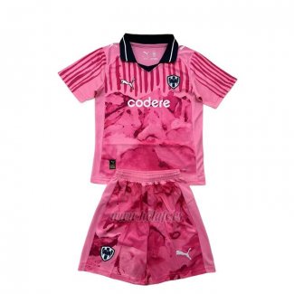 Camiseta Monterrey Portero Nino 2025 Rosa