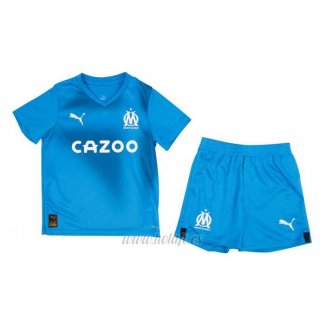Camiseta Olympique Marsella Tercera Nino 2022-2023