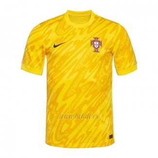 Camiseta Portugal Portero 2024 Amarillo