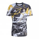 Camiseta Pre Partido del Real Madrid 2025-2026 Negro Blanco