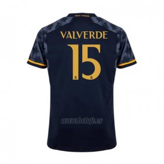 Camiseta Real Madrid Jugador Valverde Segunda 2023-2024