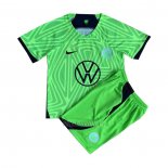 Camiseta Wolfsburg Primera Nino 2022-2023