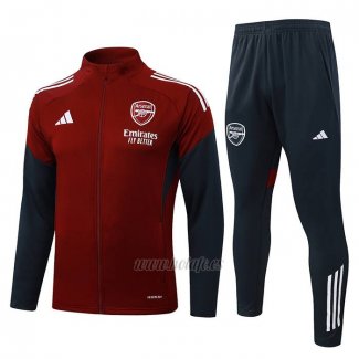 Chandal de Chaqueta del Arsenal 2025-2026 Rojo Negro