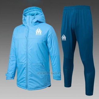Chandal de Invierno del Olympique Marsella 2025-2026 Azul Blanco