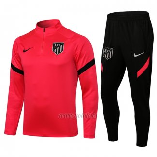 Chandal de Sudadera del Atletico Madrid 2021-2022 Rojo