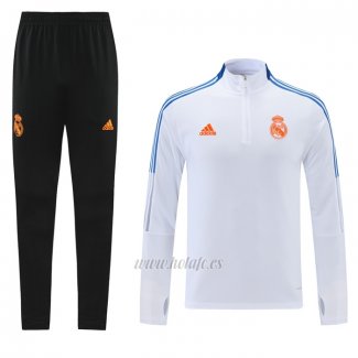 Chandal de Sudadera del Real Madrid 2021-2022 Blanco