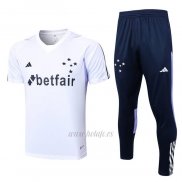 Chandal del Cruzeiro Manga Corta 2023-2024 Blanco