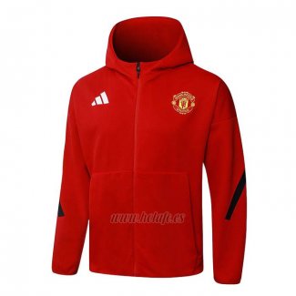 Chaqueta con Capucha del Manchester United 2025-2026 Rojo
