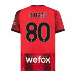 Camiseta AC Milan Jugador Musah Primera 2023-2024