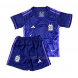 Camiseta Argentina Segunda Nino 2022