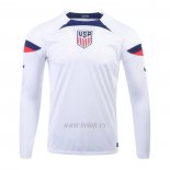 Camiseta Estados Unidos Primera Manga Larga 2022