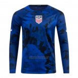 Camiseta Estados Unidos Segunda Manga Larga 2022