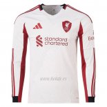 Camiseta Liverpool Segunda Manga Larga 2025-2026