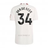 Camiseta Manchester United Jugador Van De Beek Tercera 2023-2024