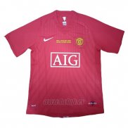 Camiseta Manchester United Primera Retro 2007-2008