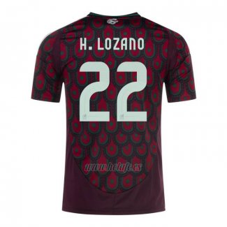 Camiseta Mexico Jugador H.Lozano Segunda 2024