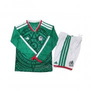 Camiseta Mexico Primera Manga Larga Nino 2026