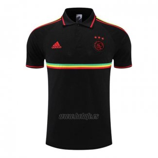 Camiseta Polo del Ajax 2022-2023 Negro