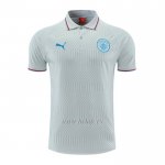 Camiseta Polo del Manchester City 2022-2023 Gris