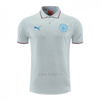 Camiseta Polo del Manchester City 2022-2023 Gris