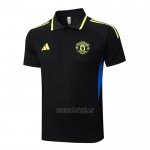 Camiseta Polo del Manchester United 2025-2026 Negro Amarillo