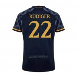 Camiseta Real Madrid Jugador Rudiger Segunda 2023-2024