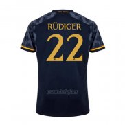 Camiseta Real Madrid Jugador Rudiger Segunda 2023-2024