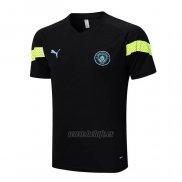 Camiseta de Entrenamiento Manchester City 2022-2023 Negro