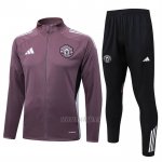 Chandal de Chaqueta del Manchester United Nino 2025-2026 Marron
