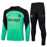 Chandal de Sudadera del Chelsea Nino 2023-2024 Verde