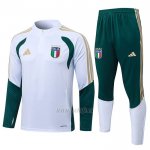 Chandal de Sudadera del Italia 2025-2026 Blanco