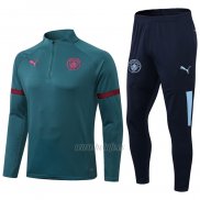 Chandal de Sudadera del Manchester City 2021-2022 Verde