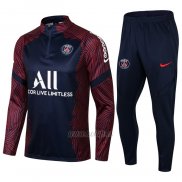 Chandal de Sudadera del Paris Saint-Germain 2021-2022 Azul