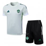 Chandal del Al-Ahli Saudi Manga Corta 2025-2026 Blanco - Pantalon Corto