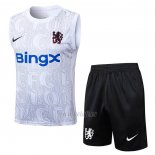 Chandal del Chelsea Sin Mangas 2025-2026 Blanco Gris