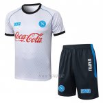 Chandal del Napoli Manga Corta 2025-2026 Blanco - Pantalon Corto