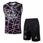 Chandal del Paris Saint-Germain Sin Mangas 2025-2026 Negro Rosa