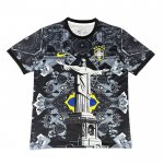 Tailandia Camiseta Brasil Jesus 2025-2026 Negro