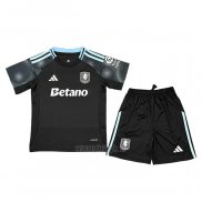 Camiseta Aston Villa Segunda Nino 2025-2026