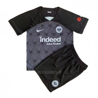 Camiseta Eintracht Frankfurt Segunda Nino 2022-2023