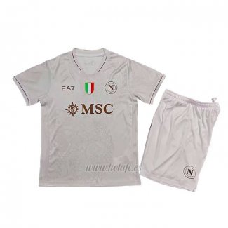 Camiseta Napoli Segunda Nino 2025-2026