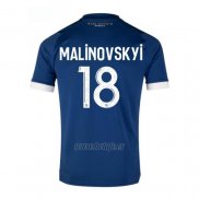 Camiseta Olympique Marsella Jugador Malinovskyi Segunda 2023-2024