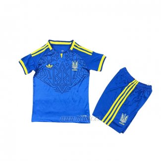 Camiseta Ucrania Segunda Nino 2026